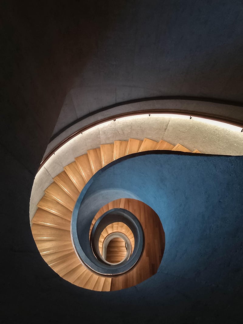 Herb Spiral in Urban Garden